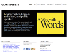 Tablet Screenshot of grantbarrett.com